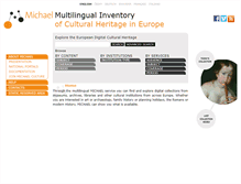 Tablet Screenshot of michael-culture.org